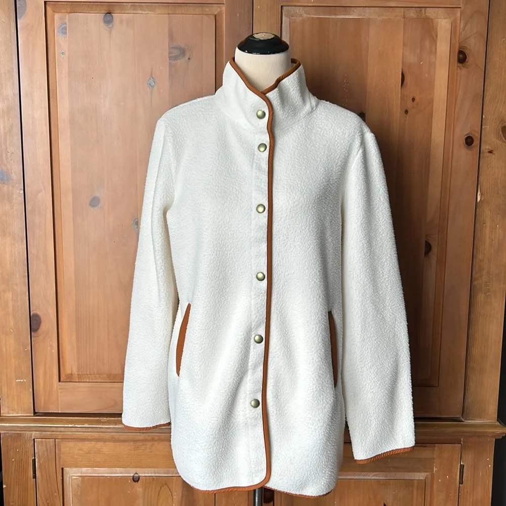 🍂J. Crew Factory Women’s Jacket. Size: Medium. Cozy and Lightweight. - Picture 4 of 10